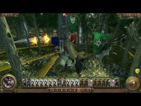 Total War: Warhammer - The Empire and Clan Angrund vs. Wood Elves (Battle of King's Glade)