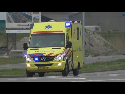 A1, Amstra Ambulance 01-162 Nuis/Niebert naar onbekende melding