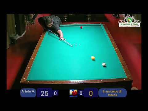 Aniello nella sala In un colpo di stecca