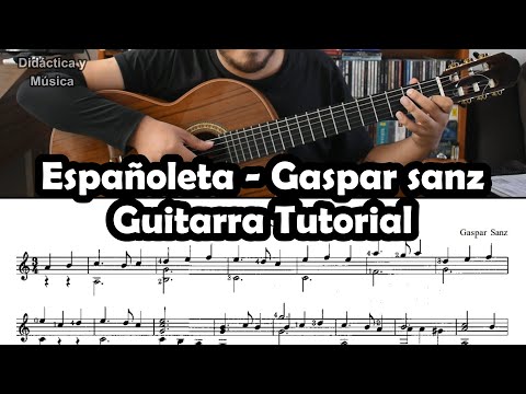 Españoleta - Gaspar Sanz Tutuorial Guitarra