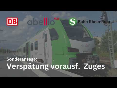 S-Bahn Rhein-Ruhr - Sonderansagen