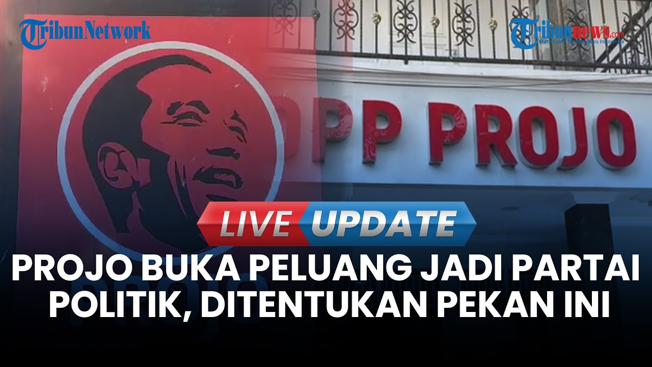 LIVE UPDATE | Projo Buka Peluang Jadi Partai Politik, Keputusan Ditentukan di Kongres III Pekan Ini