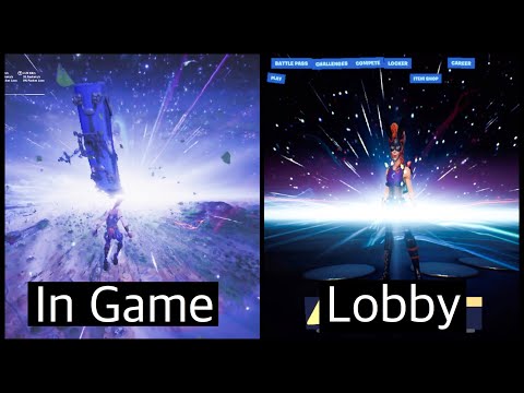 Fortnite Black Hole Suction In Sync (The End Live Event/Lobby Event)