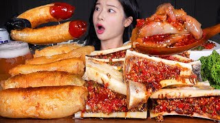 Download lagu ASMR MUKBANG | 🔥 3kg Spicy Beef Bone Marrow   1kg Whole Beef Intestines 🔥 Ultimate Combo mp3