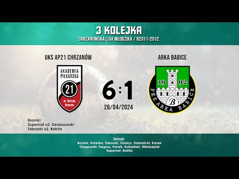 UKS AP21 CHRZANÓW VS ARKA BABICE