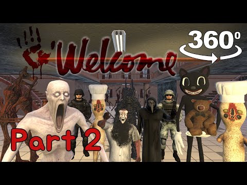 SCP Monsters Corporation And SirenHead 360 VR Video Film 2 || Funny Horror Animation ||