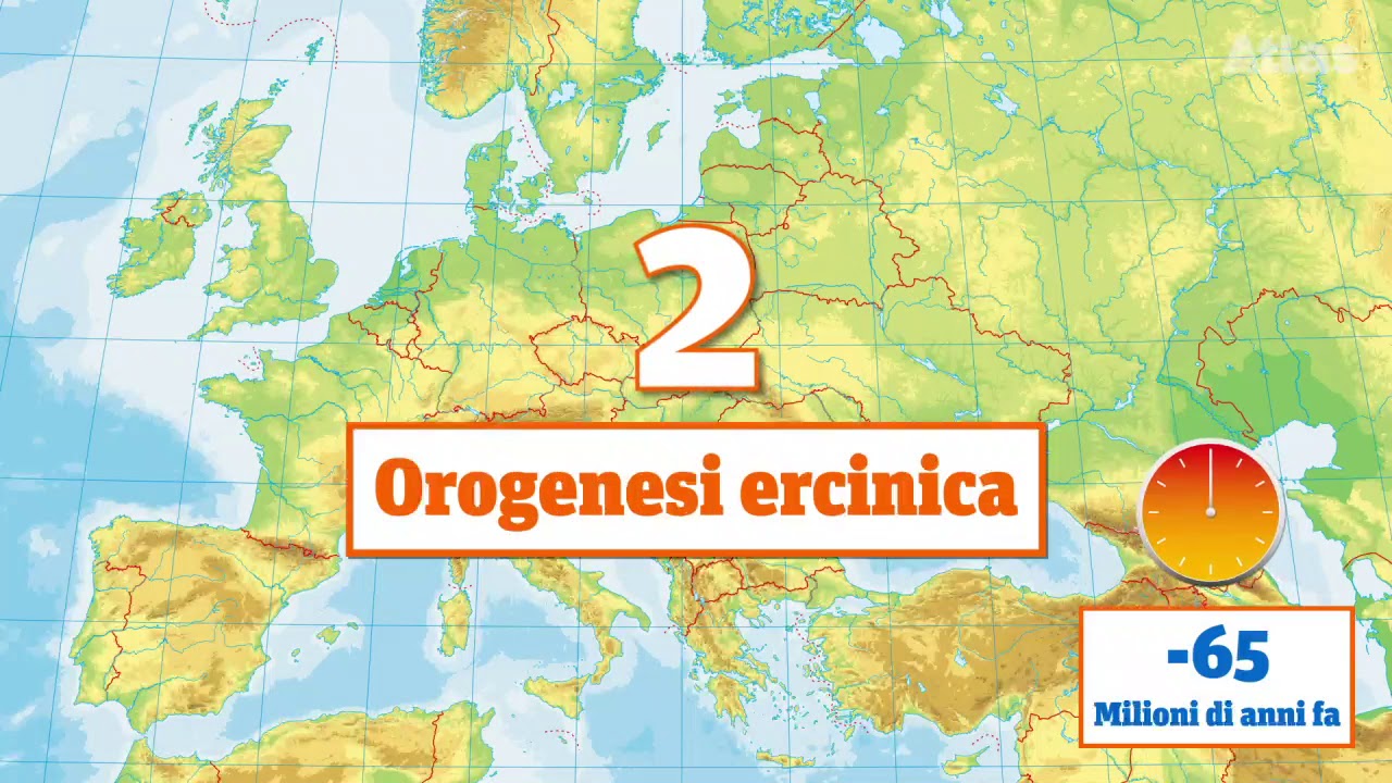 I rilievi e le pianure d'Europa