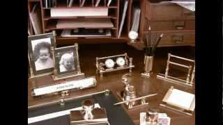 preview picture of video 'Solid Brass Individually crafted Executive Desk Accessories'