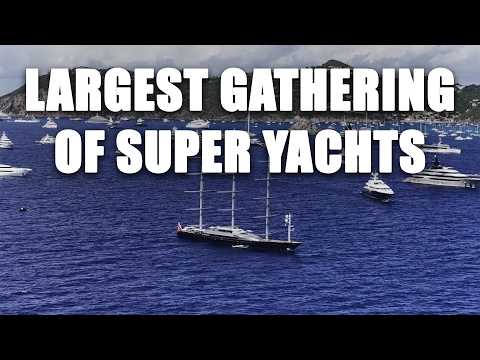 Largest gathering of Super Yachts in St Barths for New Years!