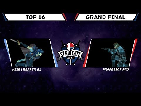 SYN17 PM - Heir | reaper (Marth, Sheik) vs Professor Pro (Snake) | Top 16 Grand Final