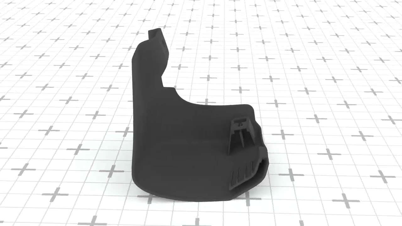 Opel Astra G Bertone Side Skirt End Cap GM 10182Z 3D Print Model