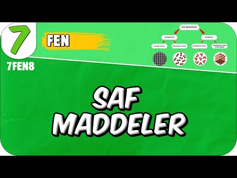 Saf Maddeler 📗 7. Sınıf Fen #2025