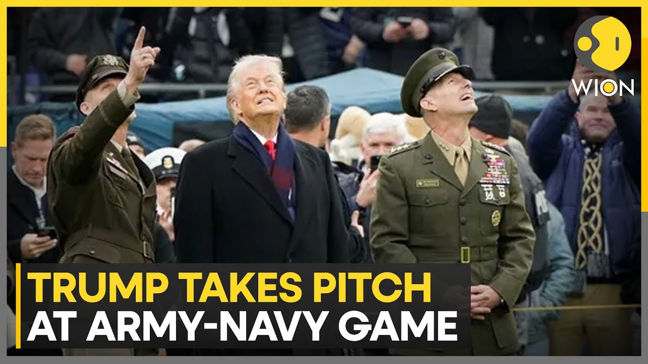 Trump Ignites Crowd at Army-Navy Game, Fans Chant ‘USA, USA' | WION