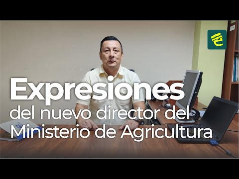 Marcelo Valverde, de Limón Indanza es el nuevo Director Provincial del Ministerio de Agricultura