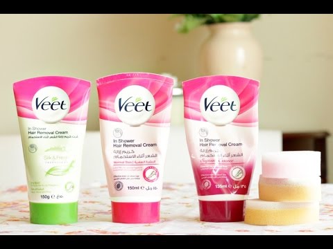 Veet hair removal in shower cream
