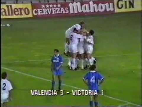 Temp 89-90 Uefa 1º Ronda Ida Valencia-Victoria Bucarest
