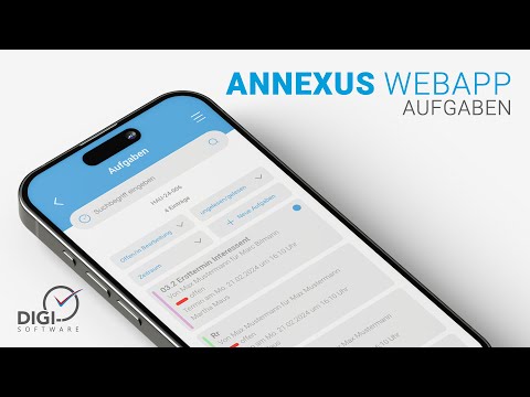 ANNEXUS WebAPP Aufgaben | DIGI-SOFTWARE