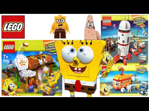 Every Lego Sponge Bob Set EVERMADE!