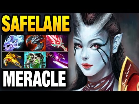 Meracle Dota 2 - 7.05 META Safelane Queen of Pain -