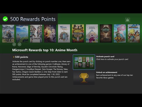 Microsoft Rewards Top 10: Anime Month Punch Card Guide - Edge of Eternity