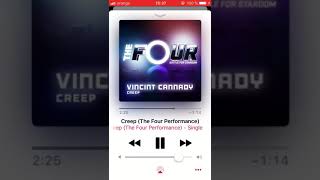 Vincint Cannady - Creep(The Four Performance)