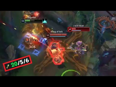 When Pyke has 20 kills