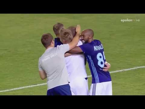 Atromitos 1-1 Dinamo Brest. GOALS & HIGHLIGHTS | 02/08/2018 | UEL 2nd QR, 2nd Leg