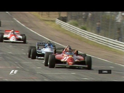 Gilles Villeneuve Holds Off the Pack | 1981 Spanish Grand Prix