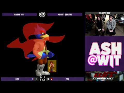 Azzu (Falco) vs LSDX (Roy) - ASH@WIT #149 Melee Winner's Quarters