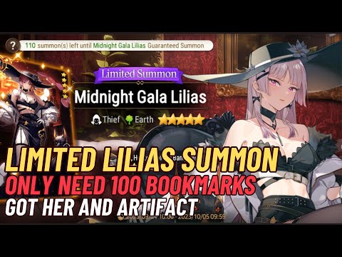 Time to Summon Midnight Gala Lilias | Only 100 bookmarks | F2P Epic Seven