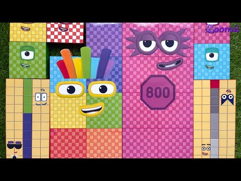 Looking for Numberblocks Puzzle Tetris NEW 700vs800 Space ASMR - Numberblocks Satisfying Video #108