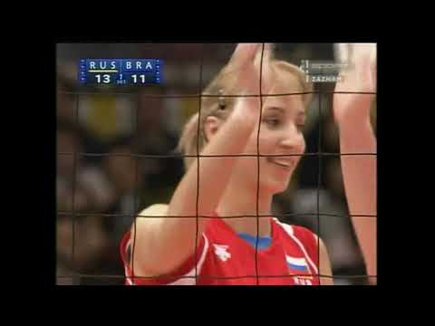 ARCHIVE 2006 WC Volleyball Woman RUS vs BRA