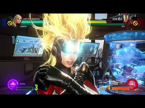 MARVEL VS. CAPCOM: INFINITE Captain marvel B and B combo