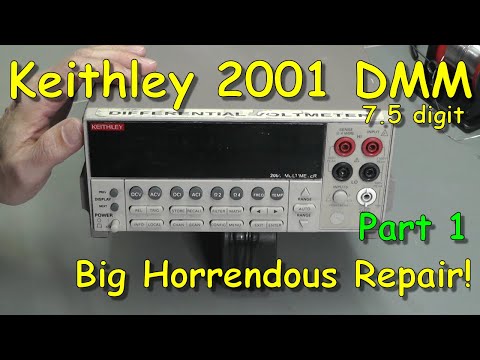 No.086 - Keithley 2001 7.5 digit Multimeter Repair - Part 1