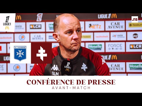 25-26: Matchday 15: Auxerre - Metz, Stéphane Le Mignan's press conference