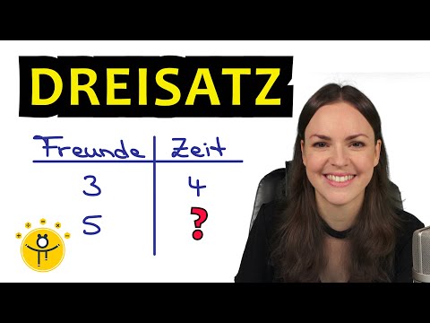 Antiproportionale Zuordnung DREISATZ – Beispiel Textaufgaben einfach erklärt