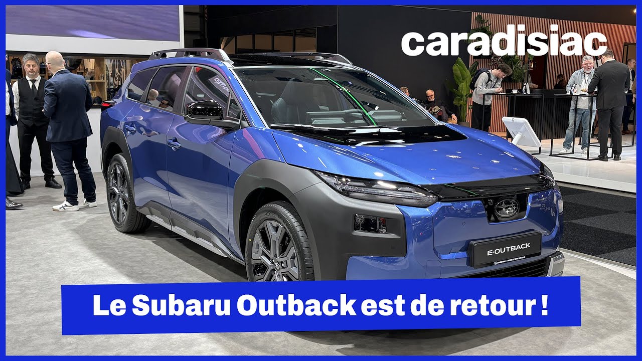 À Bruxelles, la Subaru Outback est de retour, mais en version électrique cette fois-ci