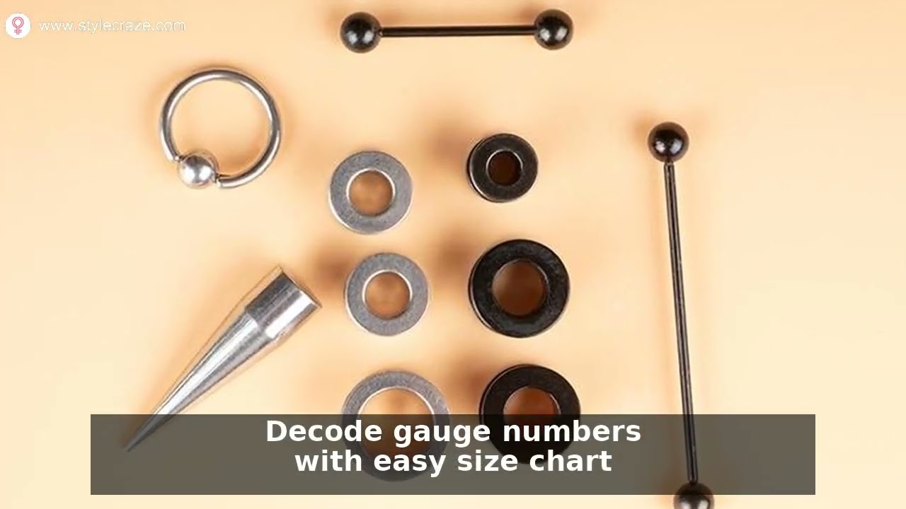Piercing Gauge Chart: Ultimate Jewelry Size Guide