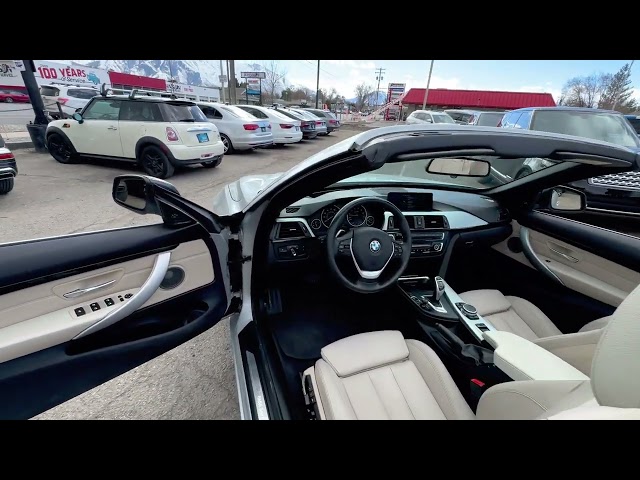 2015 BMW 4 SERIES CONVERTIBLE 6-CYL, TURBO, 3.0 LITER 435I XDRIVE CONVERTIBLE 2D