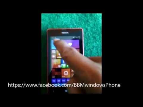 Test BBM windows phone LUMIA 520