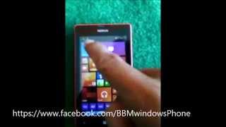 Test BBM windows phone LUMIA 520