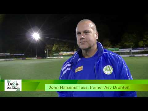Assistent-trainer John Halsema na Flevo Boys - Asv Dronten 0-0