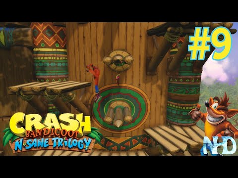 Let's Play Crash Bandicoot 1 N. Sane Trilogy (pt9) Native Fortress