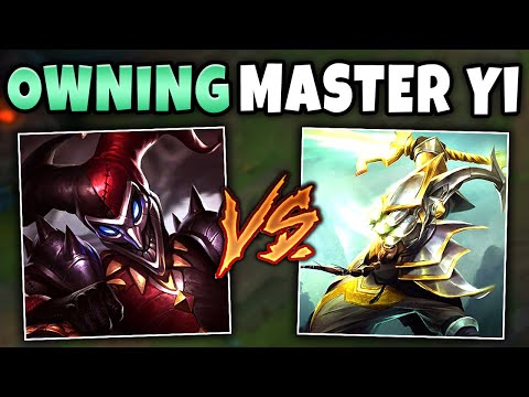 DESTROYING A MASTER YI TOP IN MASTER ELO!! - Pink Ward Shaco