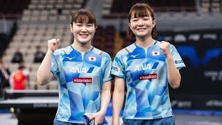 国際大会V・大藤沙月/横井咲桜ペアが1位に浮上　木原美悠は12ランクアップ｜卓球女子世界ランキング[Japan news]（2025年第3週）