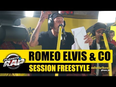 Roméo Elvis - Session Freestyle avec L'or du Commun, Moka Boka & Lord Gasmique #PlanèteRap