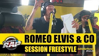 Roméo Elvis - Session Freestyle avec L&#39;or du Commun, Moka Boka &amp; Lord Gasmique #PlanèteRap