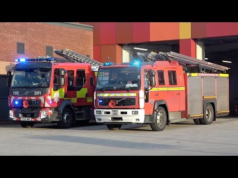 Rochdale Double Turnout - Greater Manchester Fire And Rescue Service