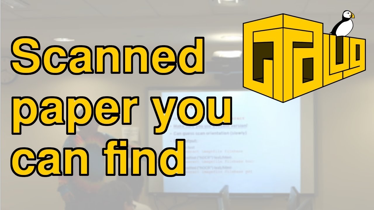 A Bit More Than Mostly Searchable: Scanned Paper You Can Find with Stewart Russell