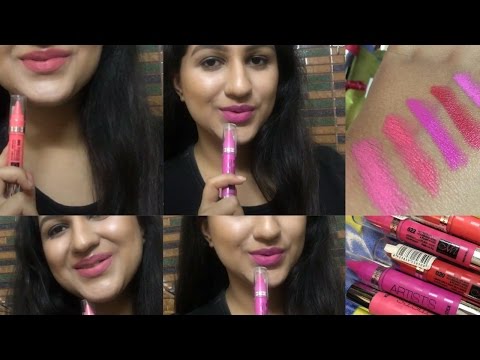 Me-Now Mechanical Lipstick Swatches Review/ 1$ Ebay Lipstick Swatches Video